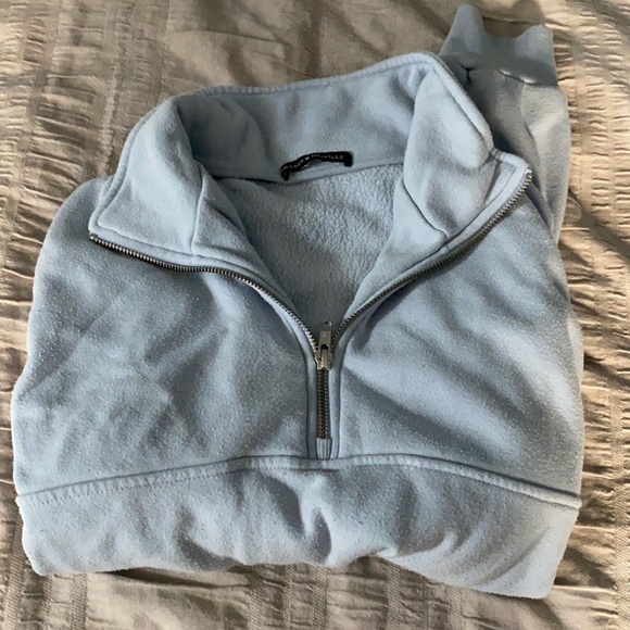 Brandy Melville Tops - Brandy Blue Half zip